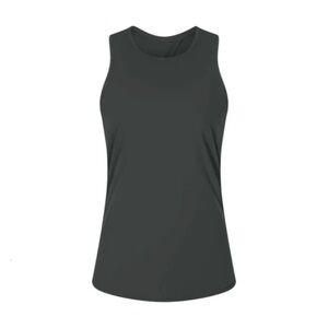 Open back tank - solid black